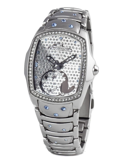 Chronotech Silver Stainless Steel Dress Watch