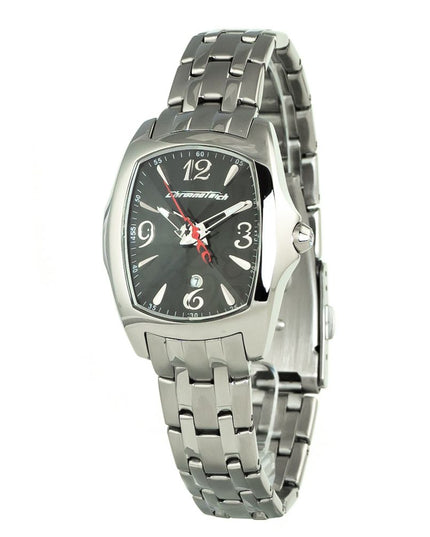 Chronotech Silver Stainless Steel Dress Watch