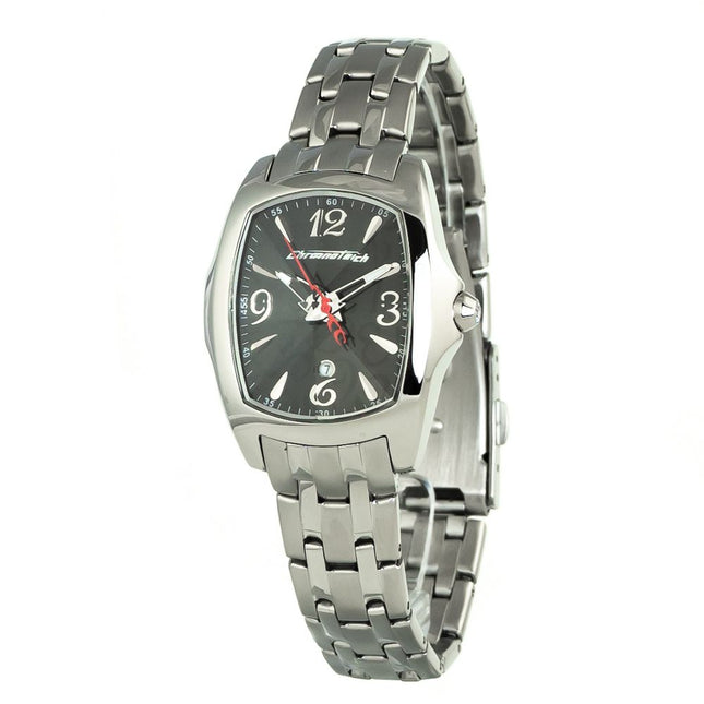 Chronotech Silver Stainless Steel Dress Watch