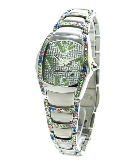 Chronotech Silver Stainless Steel Sport Watch