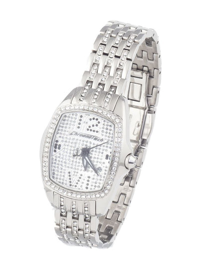Chronotech Silver Stainless Steel Dress Watch