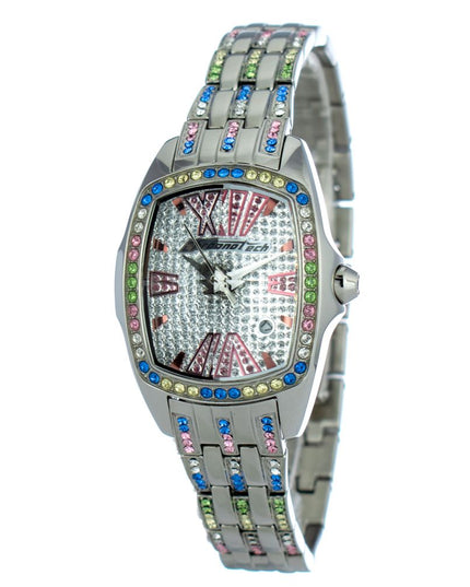 Chronotech Silver Stainless Steel Dress Watch
