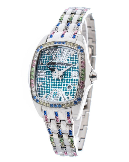 Chronotech Silver Stainless Steel Bracelet Watch