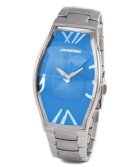 Chronotech Silver Stainless Steel Dress Watch