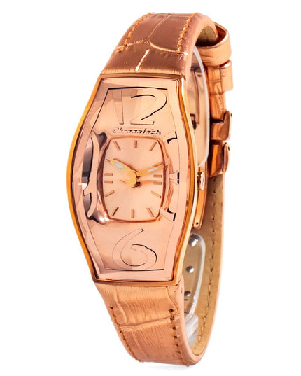 Chronotech Multicolor Leather Dress Watch
