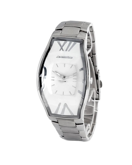 Chronotech Silver Stainless Steel Dress Watch