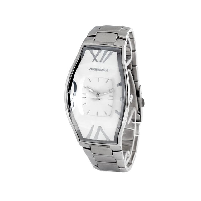 Chronotech Silver Stainless Steel Dress Watch