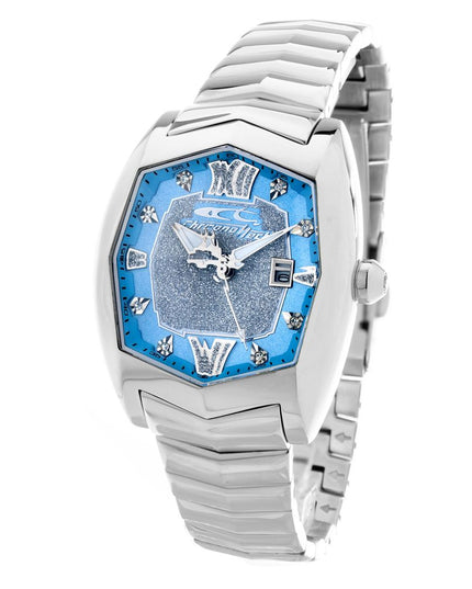 Chronotech Silver Stainless Steel Dress Watch