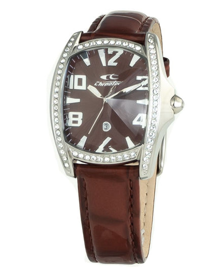 Chronotech Brown Leather Dress Watch