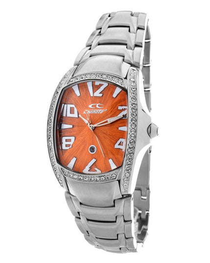 Chronotech Silver Stainless Steel Dress Watch