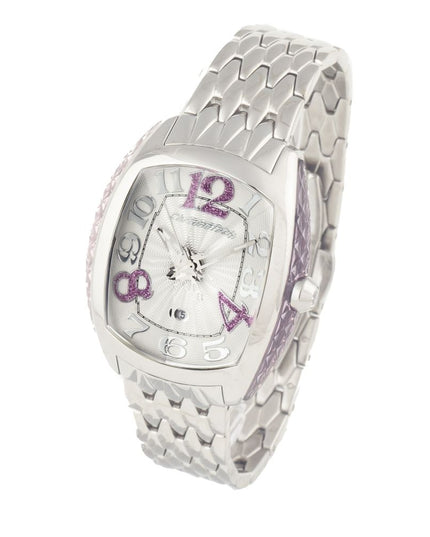 Chronotech Silver Stainless Steel Dress Watch