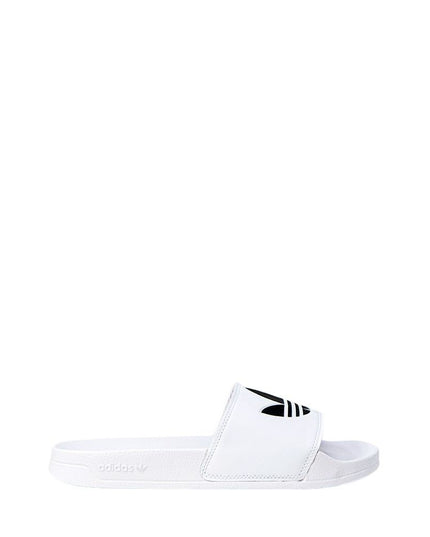 Adidas White Polyester Slipper
