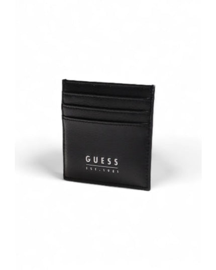 Guess Black Leather Cardholder