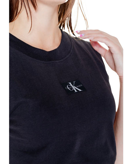 Calvin Klein Jeans Black Cotton T-Shirt