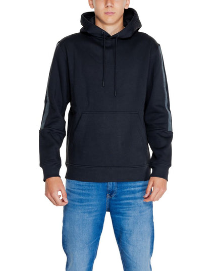 Calvin Klein Jeans Black Cotton Hoodie