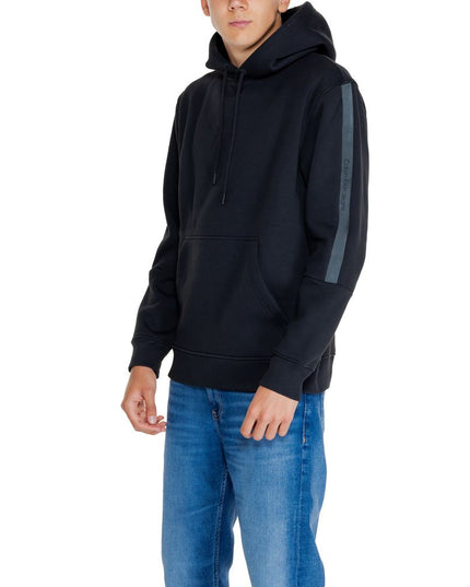 Calvin Klein Jeans Black Cotton Hoodie