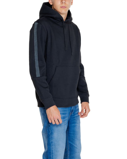 Calvin Klein Jeans Black Cotton Hoodie
