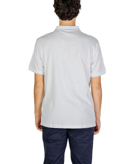 Calvin Klein Jeans White Cotton Polo Shirt
