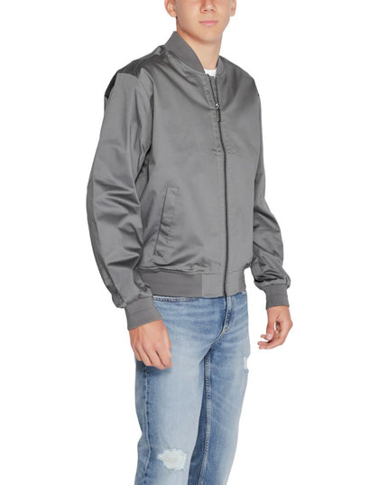 Calvin Klein Gray Organic Cotton Bomber