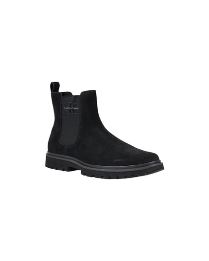 Calvin Klein Jeans Black Suede Leather Chelsea Boots