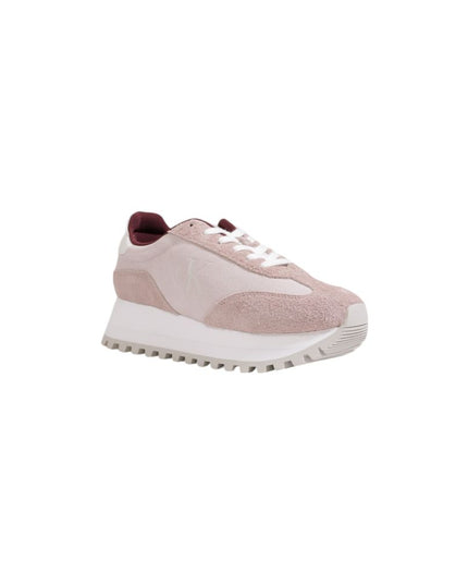 Calvin Klein Jeans Purple Leather Low Top Sneakers