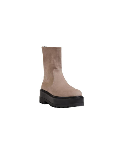 Calvin Klein Jeans Beige Recycled Polyester Ankle Boots