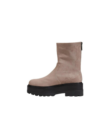 Calvin Klein Jeans Beige Recycled Polyester Ankle Boots