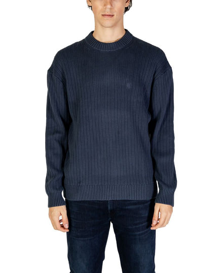 Calvin Klein Jeans Blue Cotton Sweatshirt