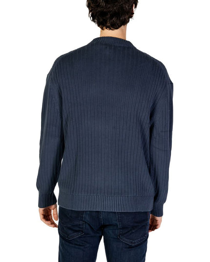 Calvin Klein Jeans Blue Cotton Sweatshirt