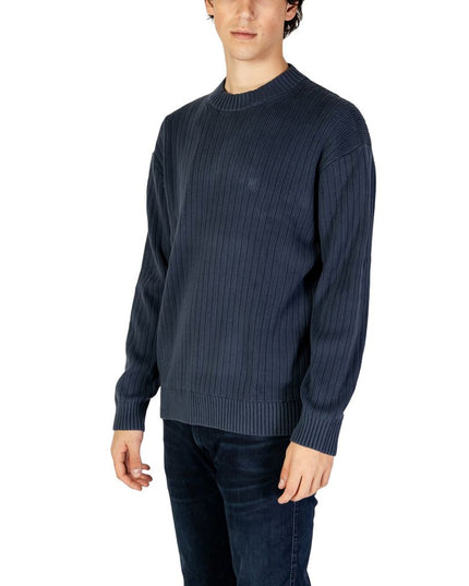 Calvin Klein Jeans Blue Cotton Sweatshirt