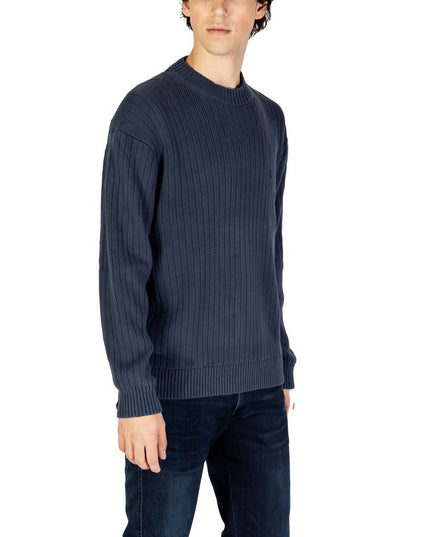 Calvin Klein Jeans Blue Cotton Sweatshirt