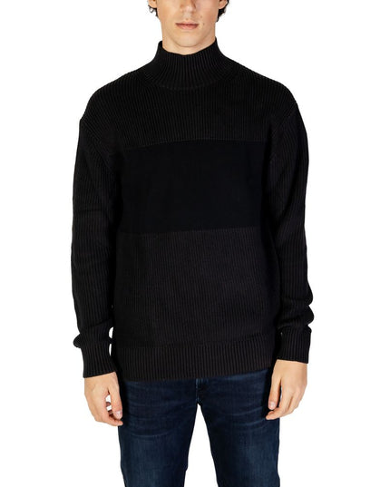 Calvin Klein Jeans Black Cotton Sweatshirt