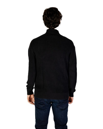 Calvin Klein Jeans Black Cotton Sweatshirt