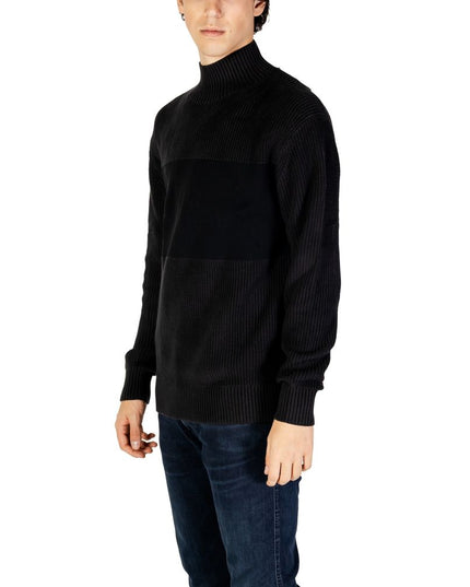 Calvin Klein Jeans Black Cotton Sweatshirt