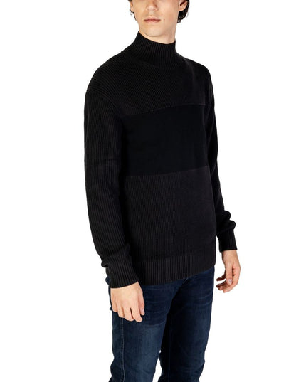Calvin Klein Jeans Black Cotton Sweatshirt