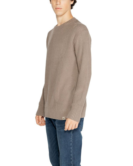 Calvin Klein Jeans Brown Organic Cotton Sweatshirt