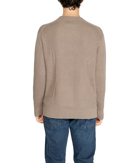 Calvin Klein Jeans Brown Organic Cotton Sweatshirt