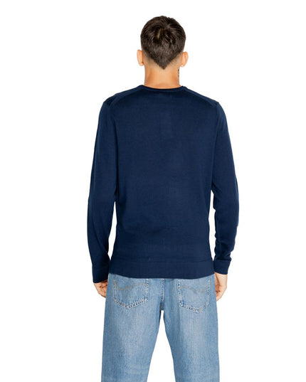 Calvin Klein Blue Recycled Wool Sweatshirt