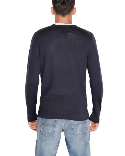 Calvin Klein Blue Recycled Wool Sweatshirt