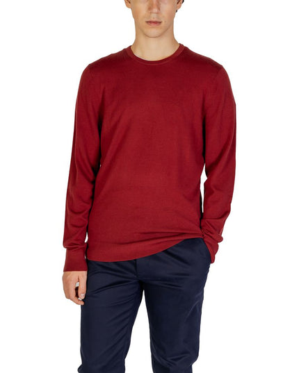 Calvin Klein Bordeaux Recycled Wool Sweatshirt