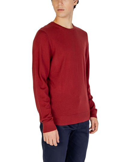 Calvin Klein Bordeaux Recycled Wool Sweatshirt