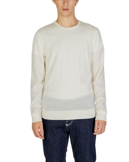 Calvin Klein Cream Recycled Wool Sweatshirt