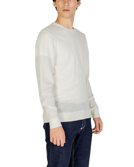 Calvin Klein Cream Recycled Wool Sweatshirt
