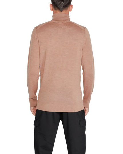 Calvin Klein Beige Wool Turtleneck