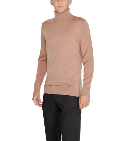 Calvin Klein Beige Wool Turtleneck