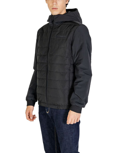 Calvin Klein Black Recycled Polyester Shell Jacket