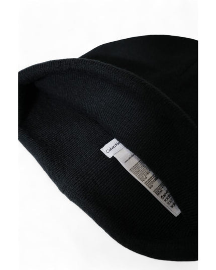 Calvin Klein Black Recycled Polyester Cap (Baseball Hat)
