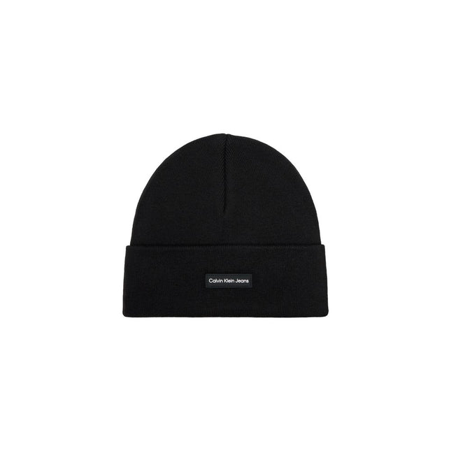 Calvin Klein Jeans Black Recycled Polyester Cap (Baseball Hat)