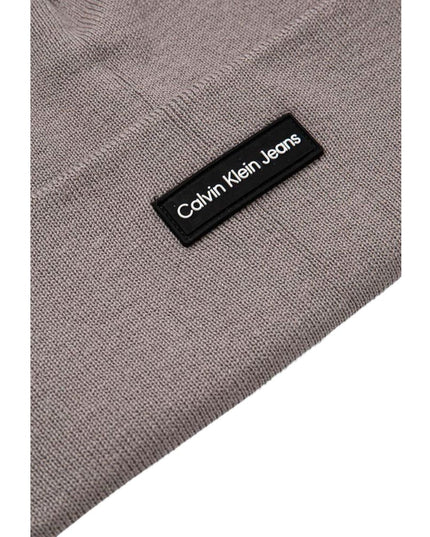 Calvin Klein Jeans Gray Recycled Polyester Cap (Baseball Hat)
