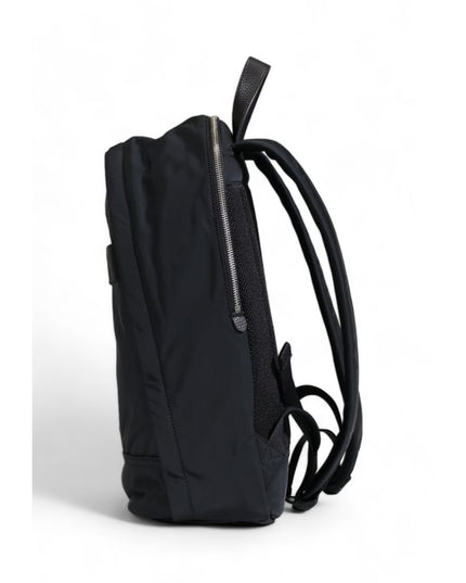 Tommy Hilfiger Black Recycled Polyester Backpack